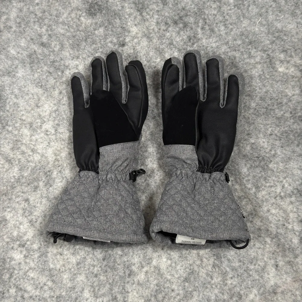 O'Neill Avie Gloves Gray Quilted Waterproof Winter Ski Snowboard S/M 359226